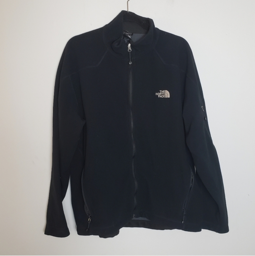 The North Face XL black men's windwall jacket zip front
